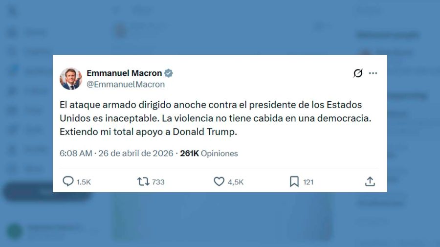 X Emmanuel Macron 26042026