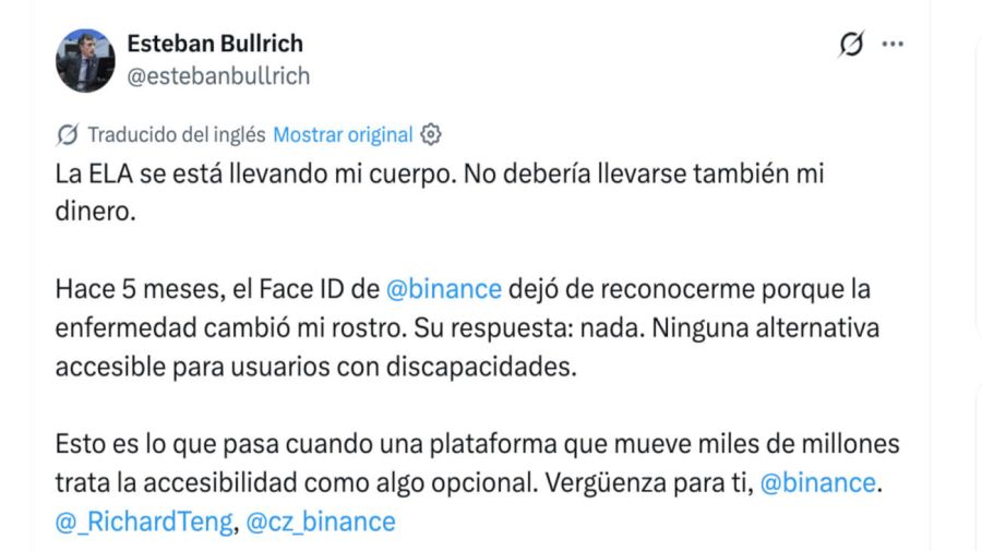 Esteban Bullrich X 20260427