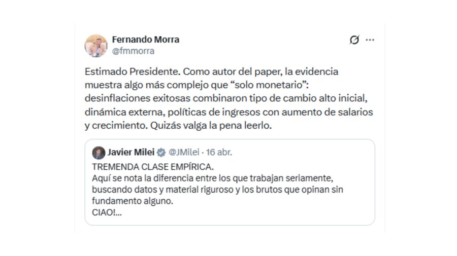 Fernando Morra - Milei