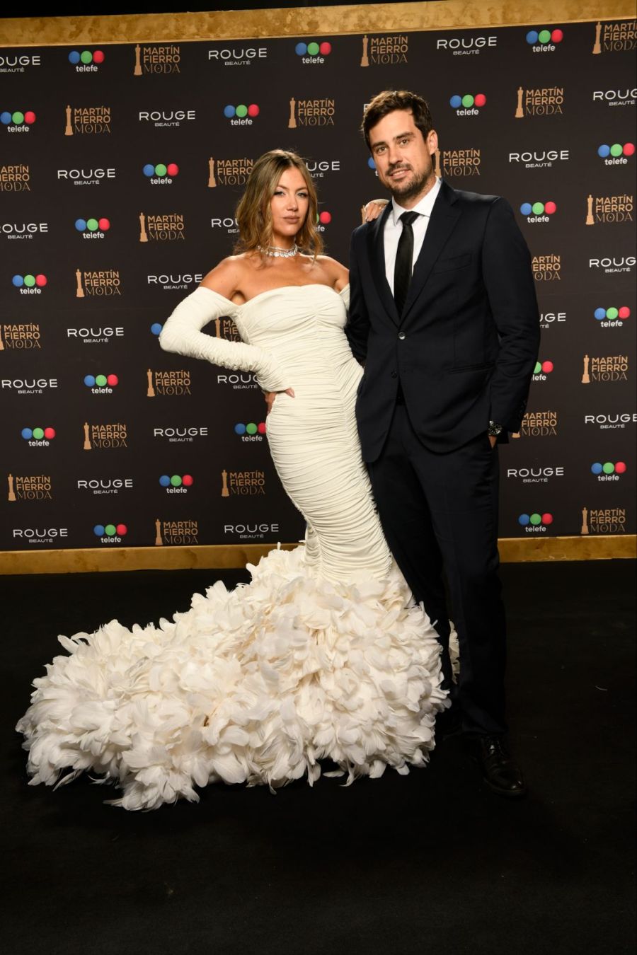 Los looks total white de los Martín Fierro de la Moda / Créditos: Telefe y APTRA