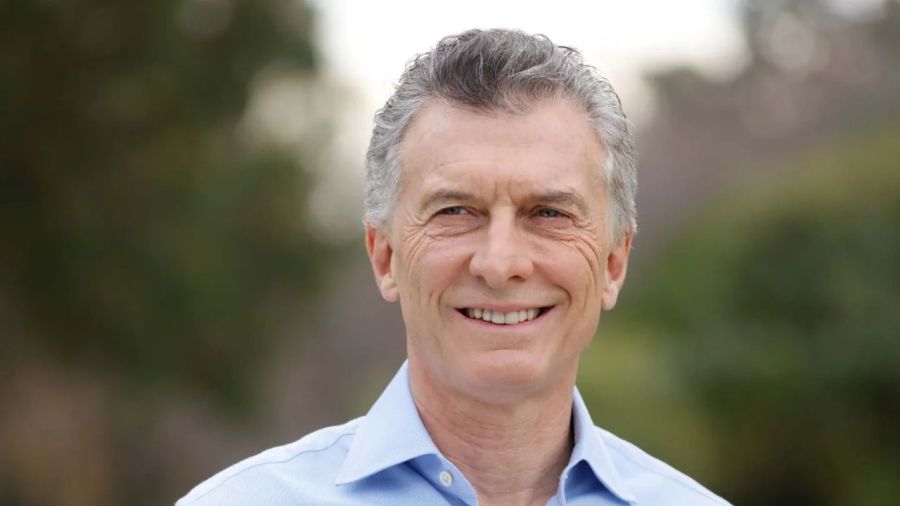 Mauricio Macri y Chloé Bello
