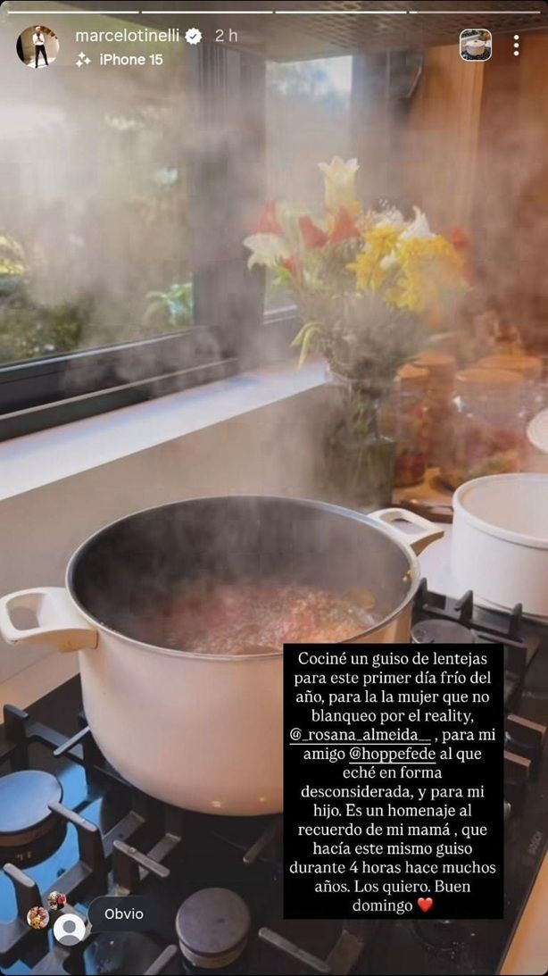 Mensaje de Marcelo Tinelli