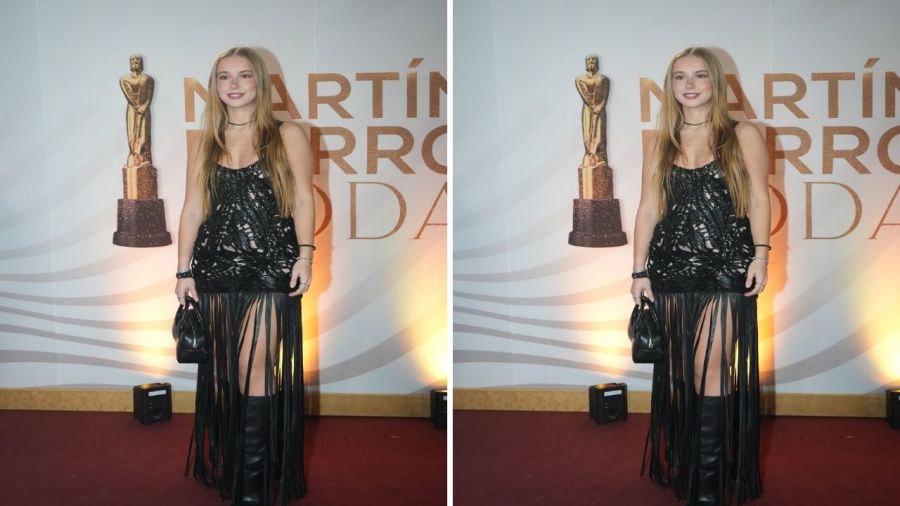 Taína Gravier en los Martín Fierro de la Moda