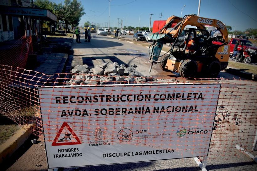 28-04-2026 avenida Soberanía Nacional obra Zdero municipalidad de Resistencia