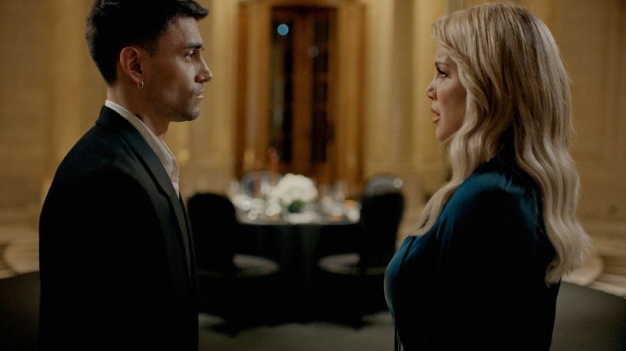 Agustín Bernasconi y Wanda Nara