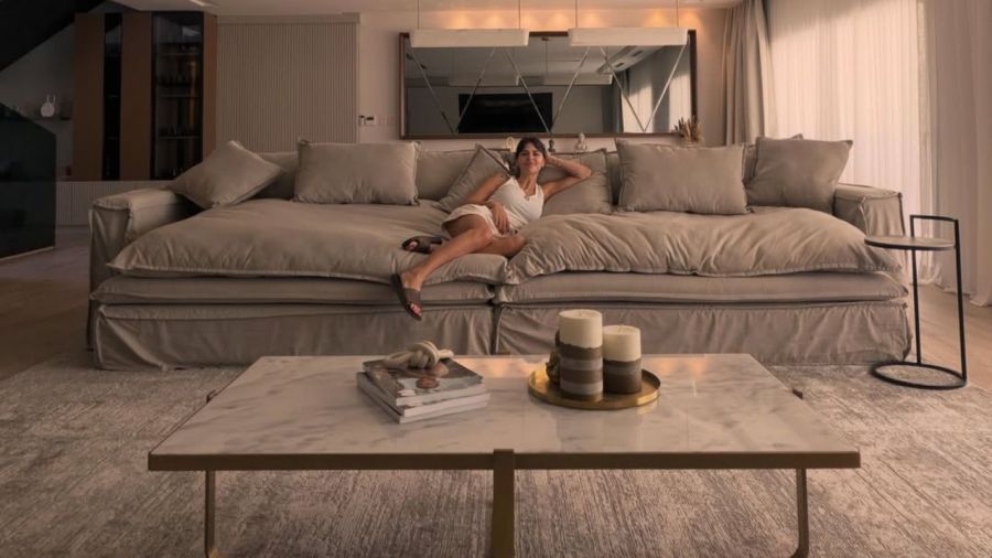 Camila Galante y Leandro Paredes 