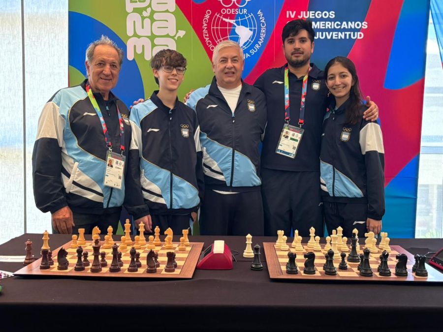 Delegación argentina de Ajedrez en Panamá