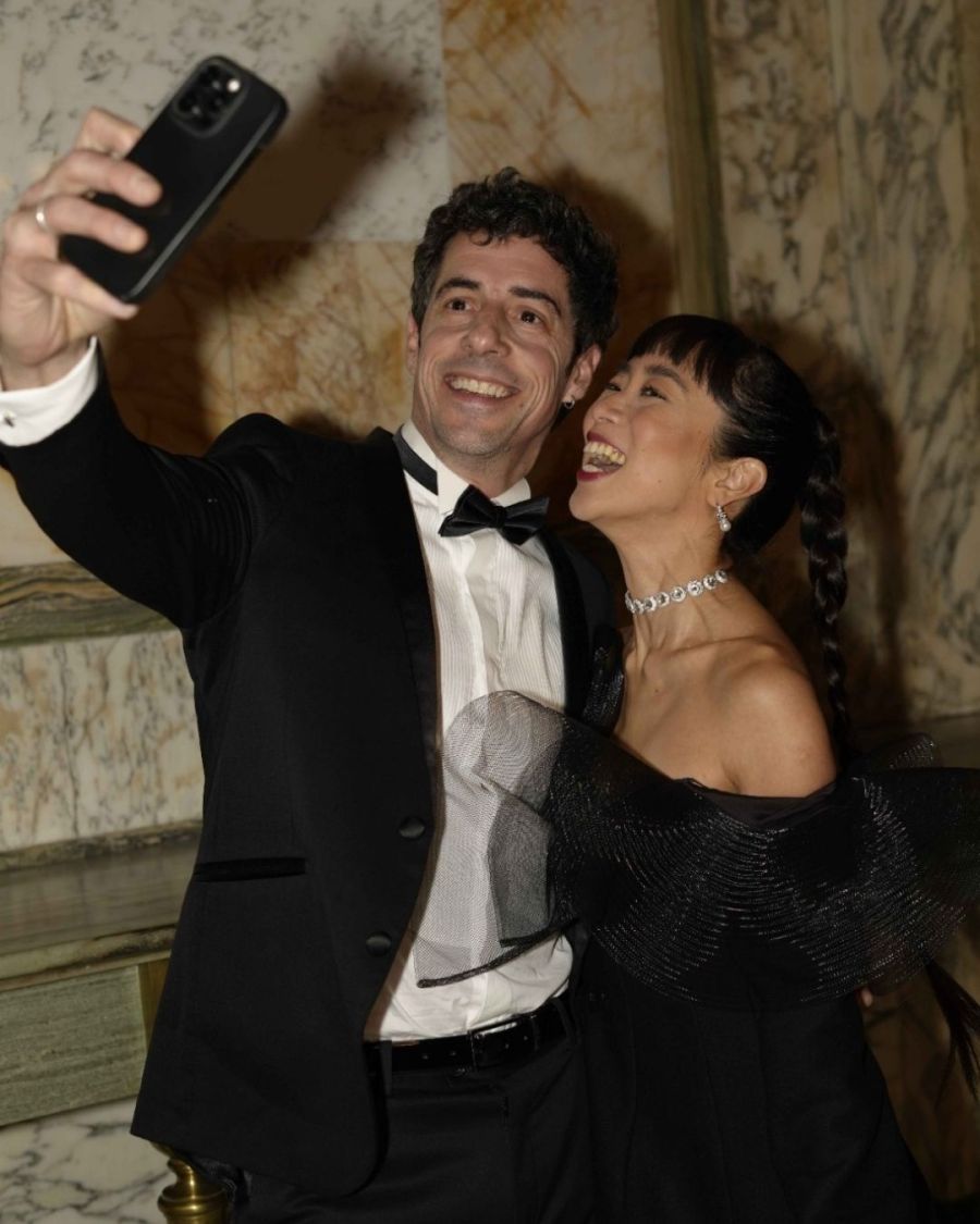 Esteban Lamothe y Débora Nishimoto