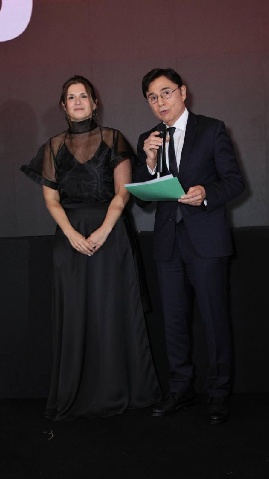 Mercerdes Funes, directora revista CARAS y Jorge Fontevecchia, CEO de Editorial Perfil