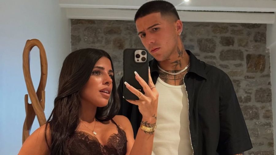 Valentina Cervantes y Enzo Fernández