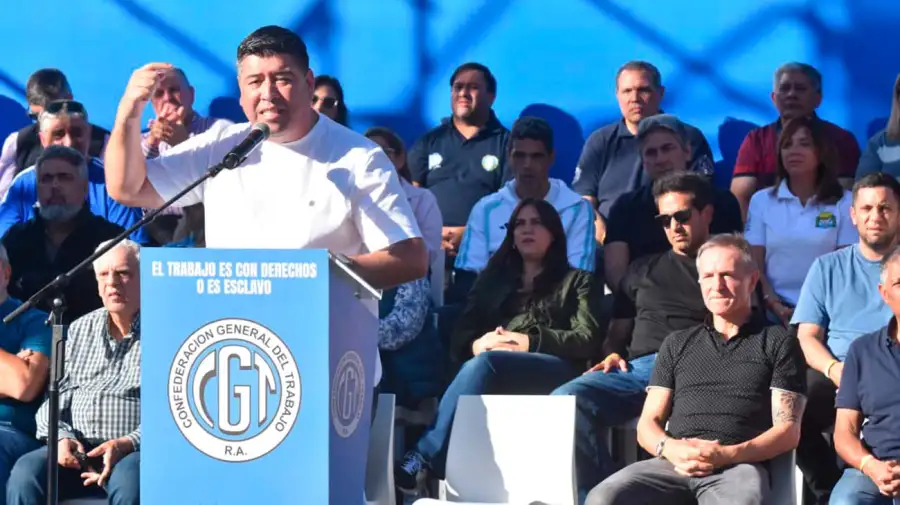 Acto de La CGT en Plaza de Mayo 30042026
