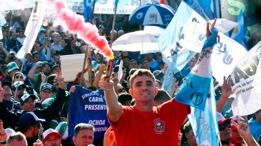 Acto de La CGT en Plaza de Mayo 30042026