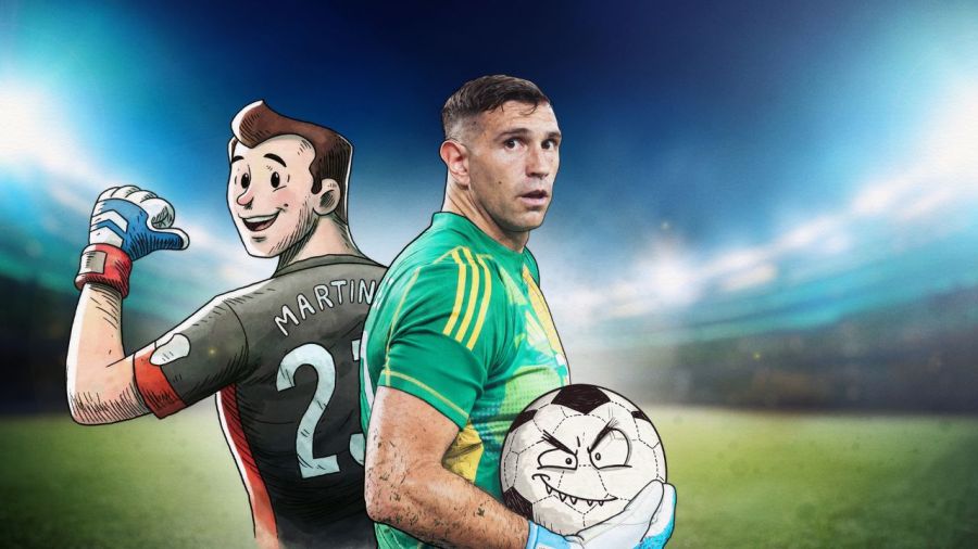 Fotos de la película Dibu Martínez, el pibe que ataja el tiempo