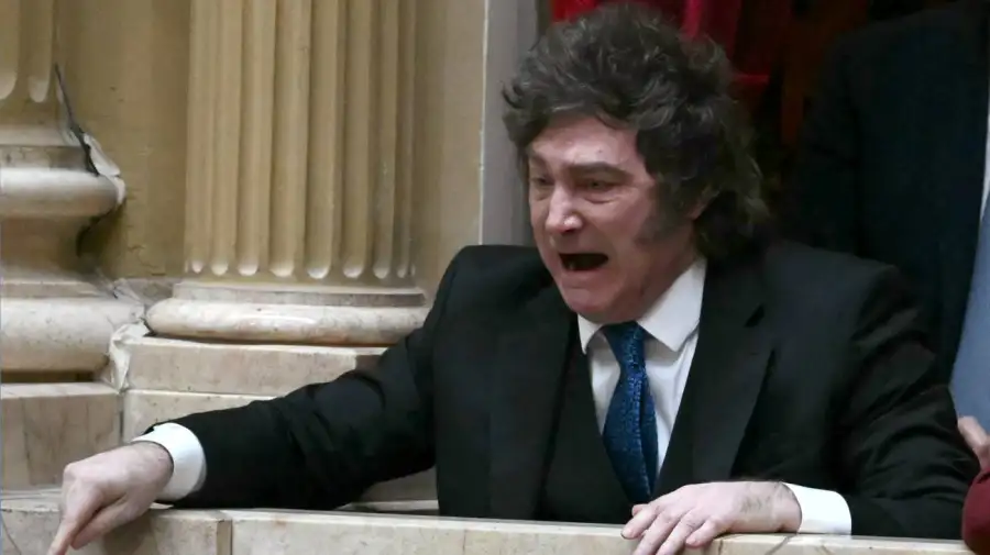 Javier Milei en el Congreso