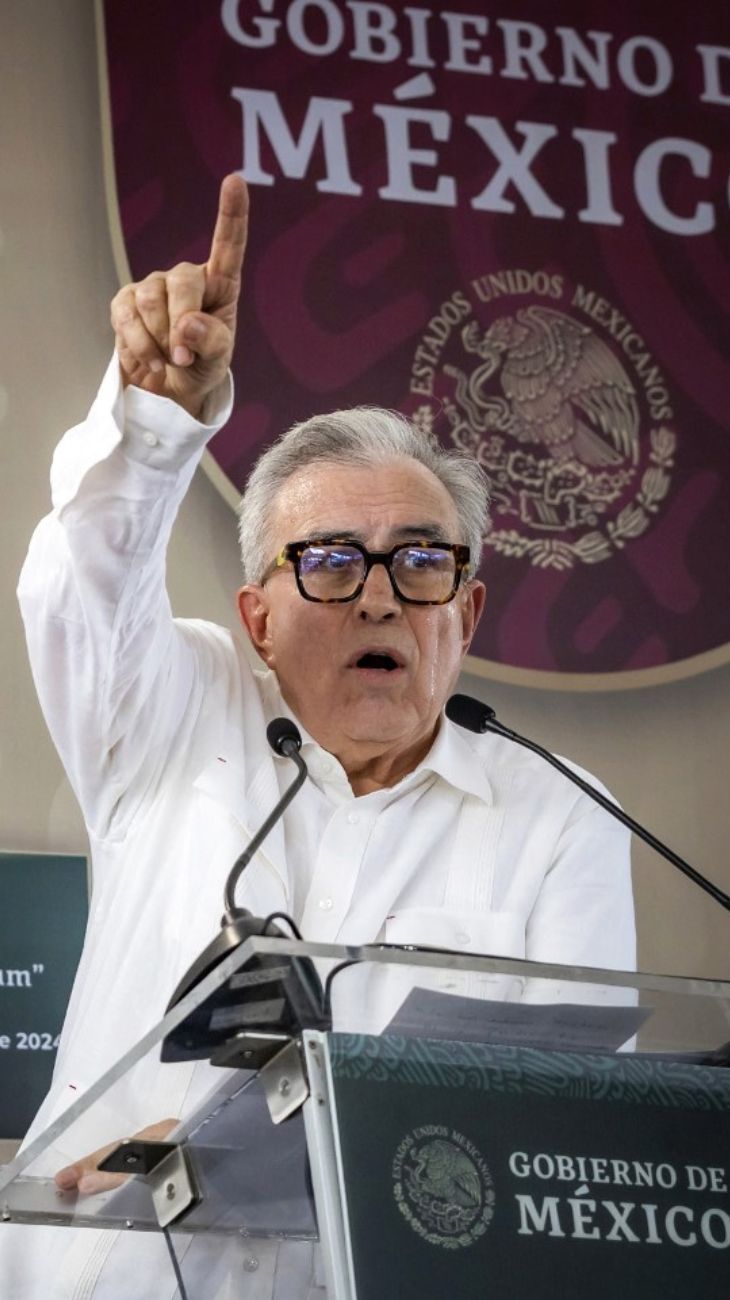 Ruben Rocha Moya, gobernador del estado de Sinaloa, México 