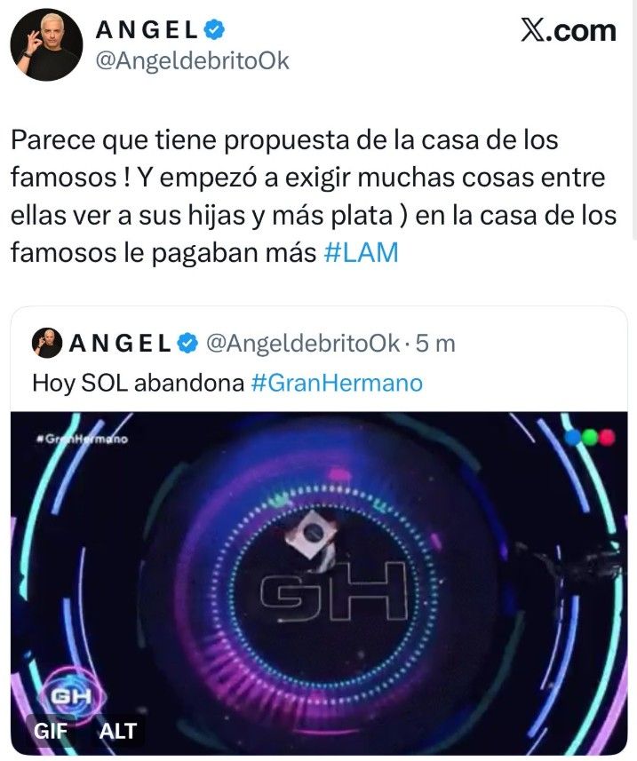 Solange se fue de la casa de Gran Hermano Generacion Dorada