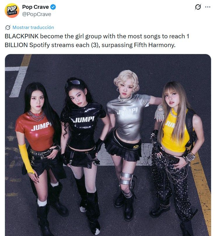 BLACKPINK marca un récord con Pink Venom
