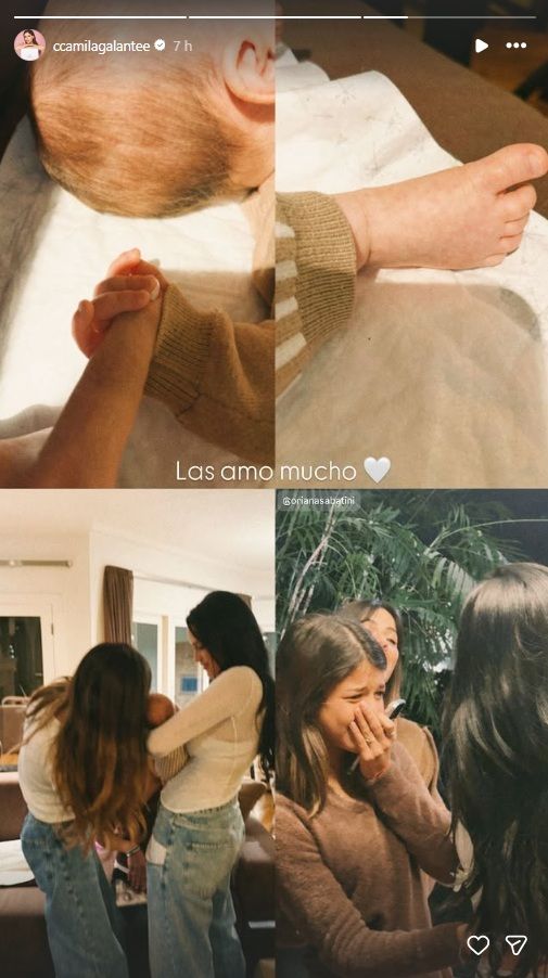 El reencuentro entre Camila Galante y Oriana Sabatini