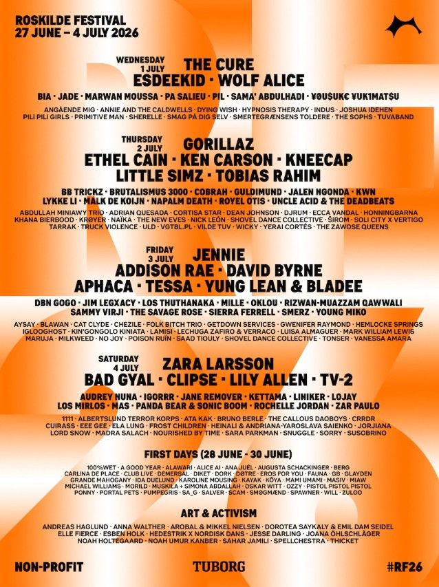 Jennie será cabeza de cartel en el Roskilde Festival en Dinamarca