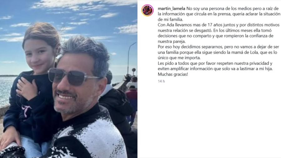 Adabel Guerrero y Martín Lamela