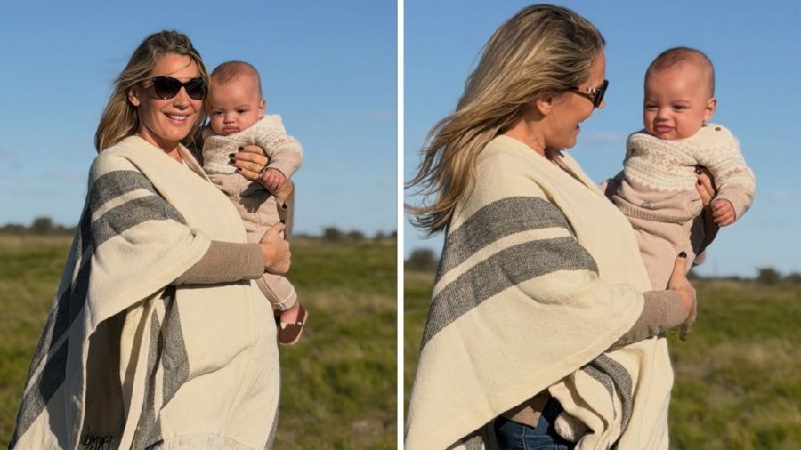 Rocío Marengo y su hijo Isidro