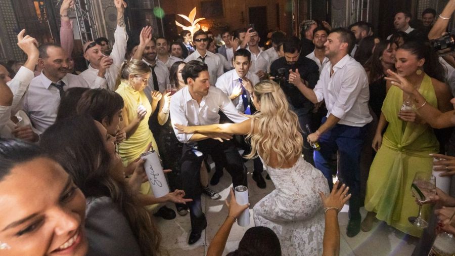 Así fue la boda de Cande Ruggeri y Nico Maccari