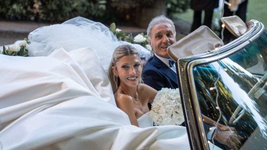 Así fue la boda de Cande Ruggeri y Nico Maccari