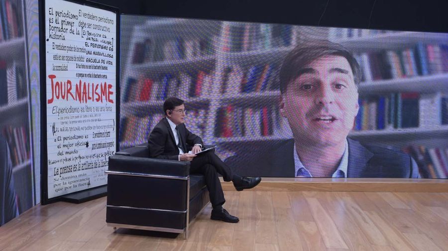 Carlo Invernizzi Accetti, con Jorge Fontevecchia en Periodismo Puro.