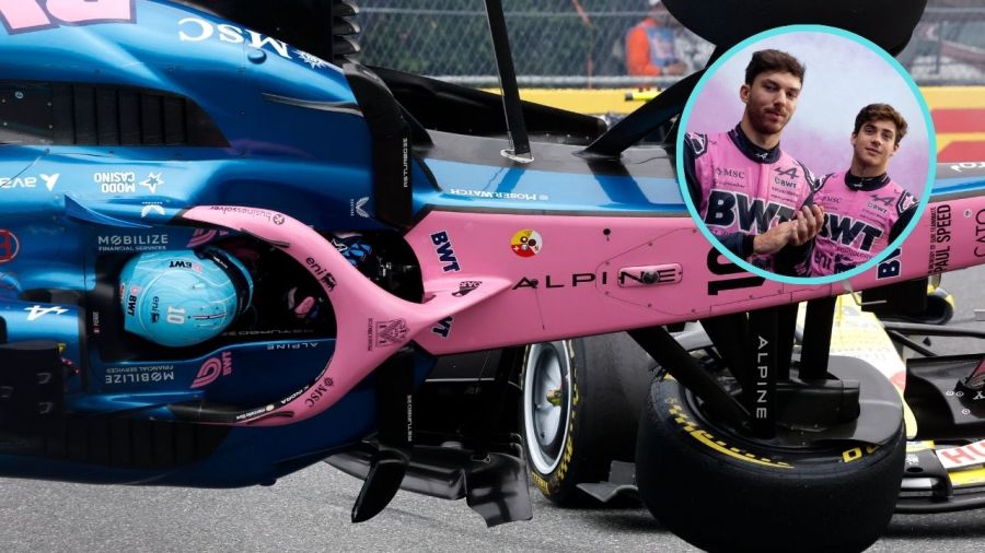 Franco Colapinto sobre Gasly