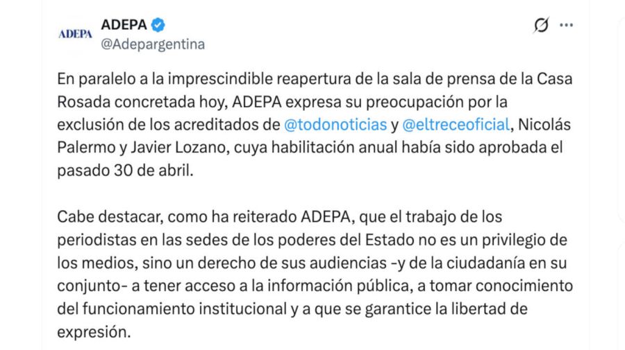 ADEPA X 04052026