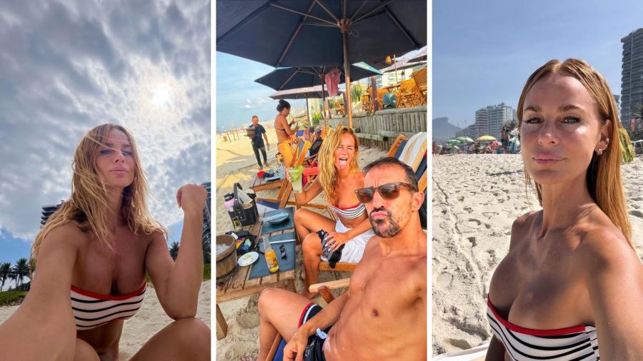 Las vacaciones de Sabrina Rojas y José Chatruc en Brasil