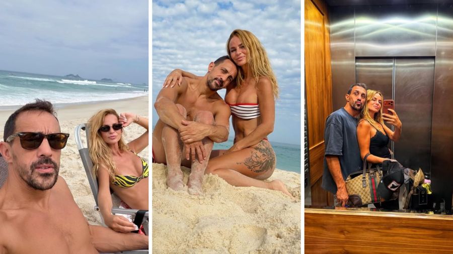 Las vacaciones de Sabrina Rojas y José Chatruc en Brasil