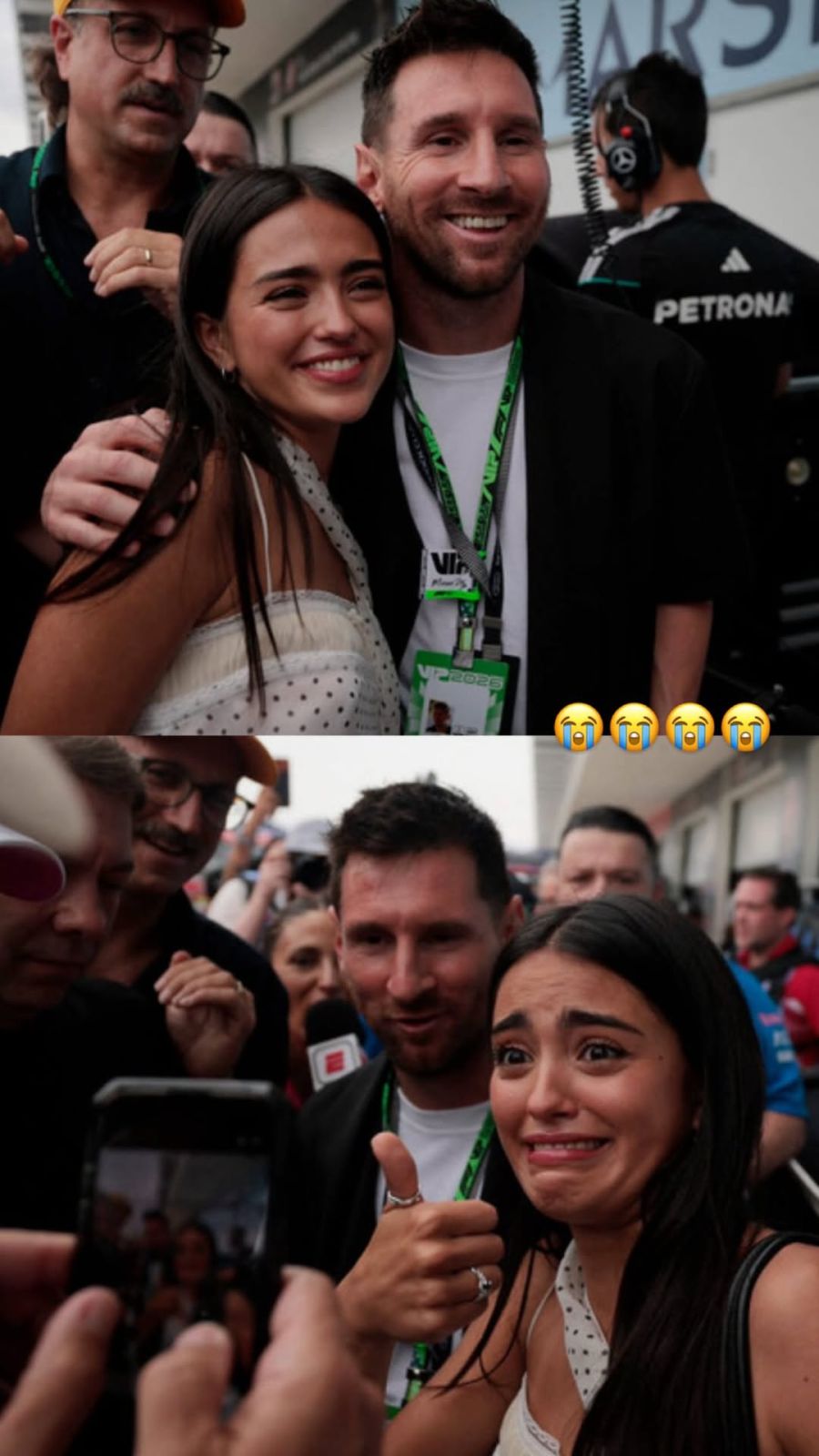 Maia Reficco en el GP de Miami