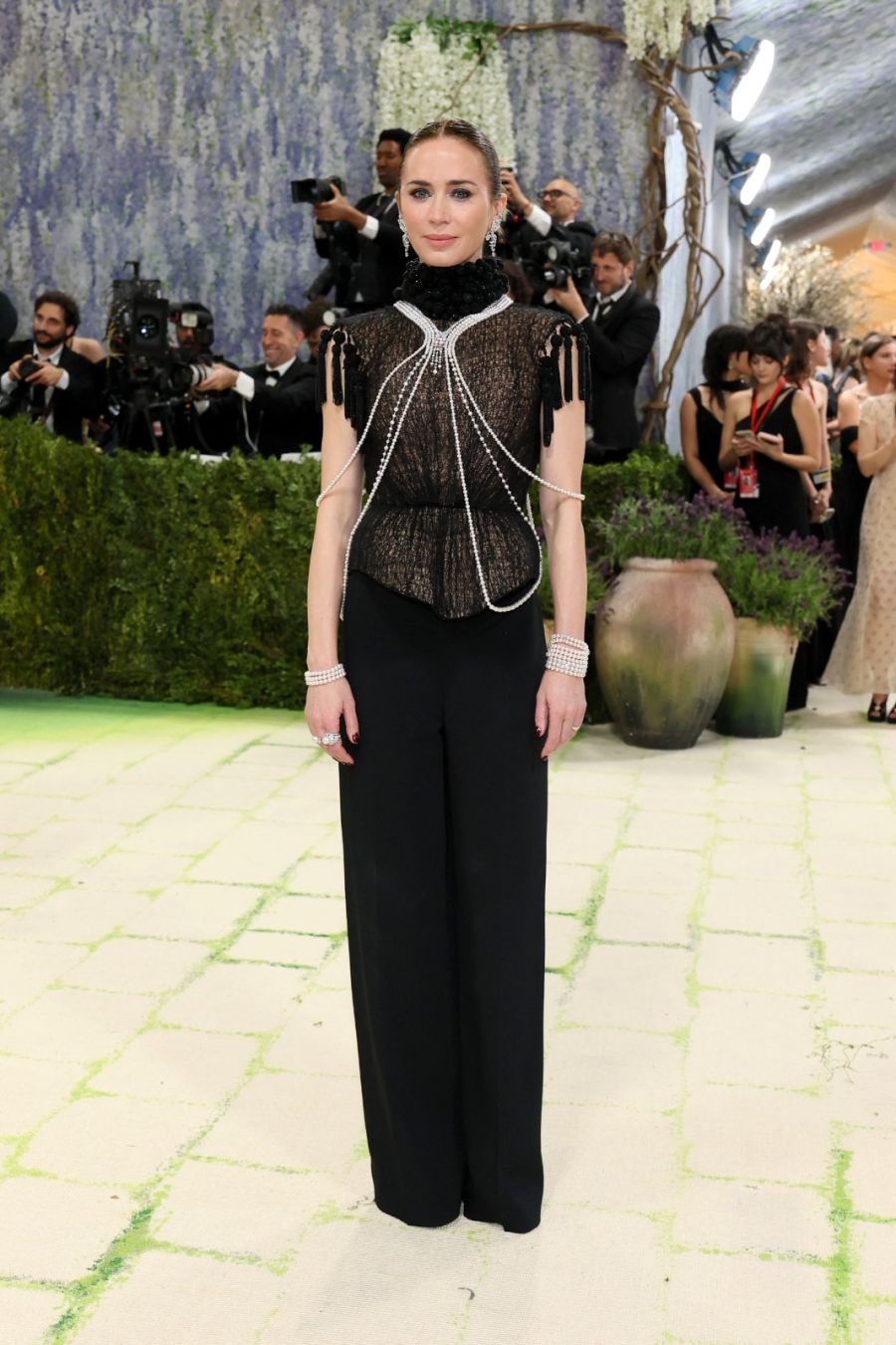 Emily Blunt en la Met Gala 2026 / Créditos: AFP