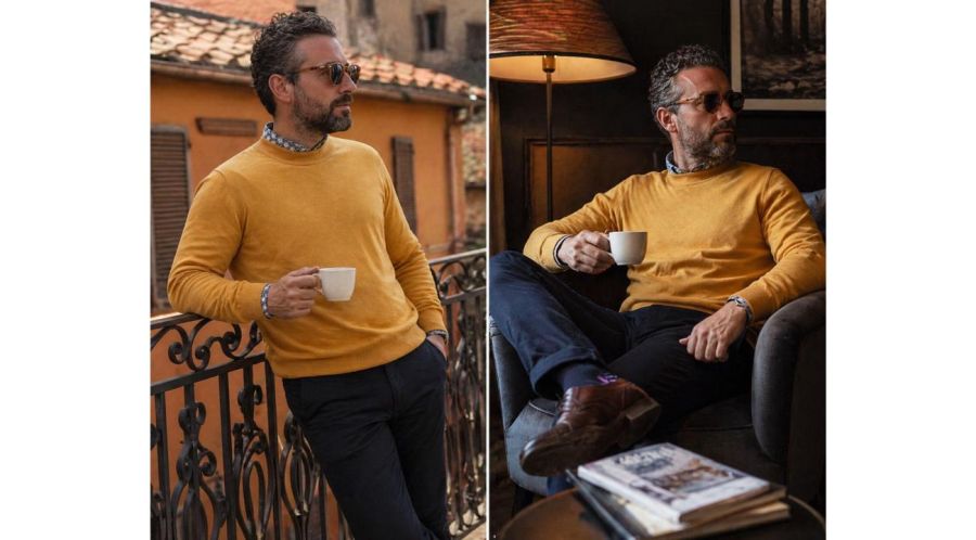 Giorgio Redaelli impone el otoño: la elegancia italiana que redefine el estilo masculino