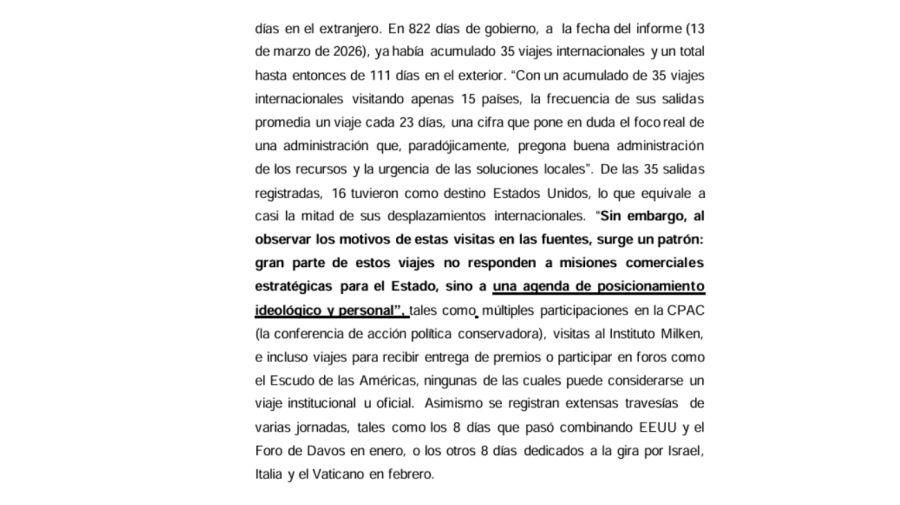 Denuncia a los Milei