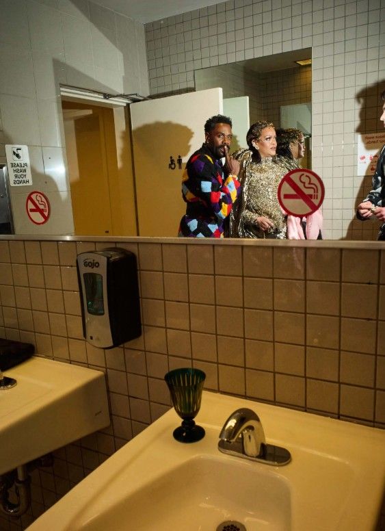 Foto en el baño en la MET Gala 2026