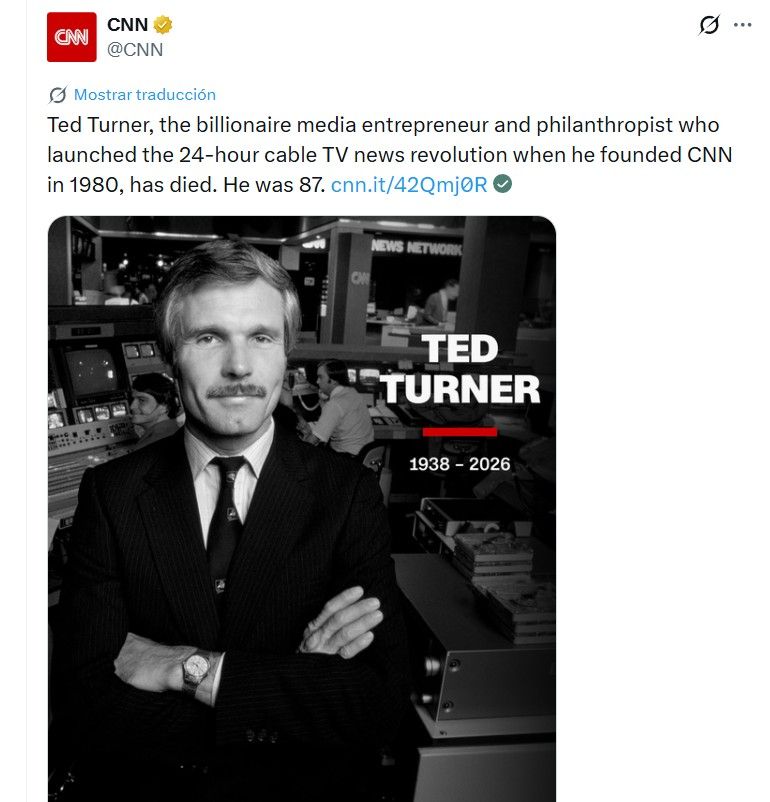 Muerte Ted Turner
