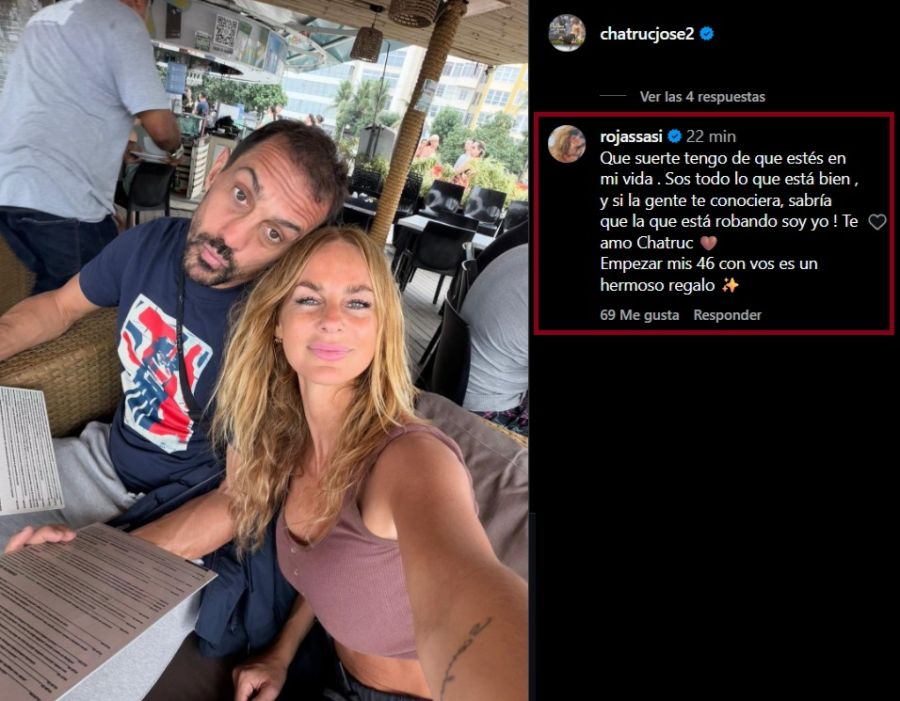 Sabrina Rojas y José Chatruc