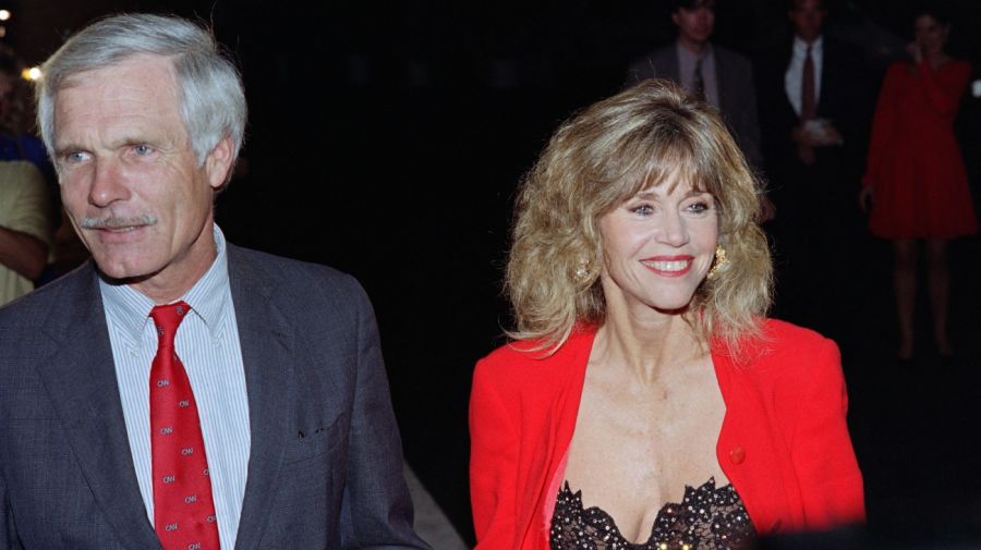 Ted Turner y Jane Fonda