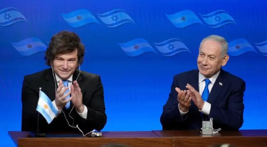 Javier Milei Benjamín Netanyahu