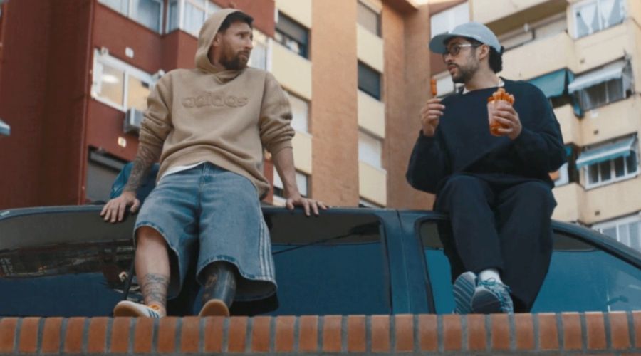Leo Messi y Bad Bunny