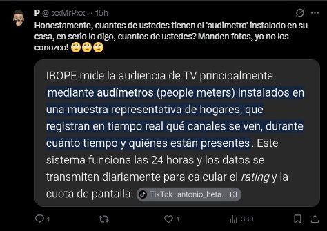 Posteos sobre IBOPE