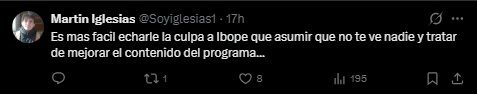 Posteos sobre IBOPE