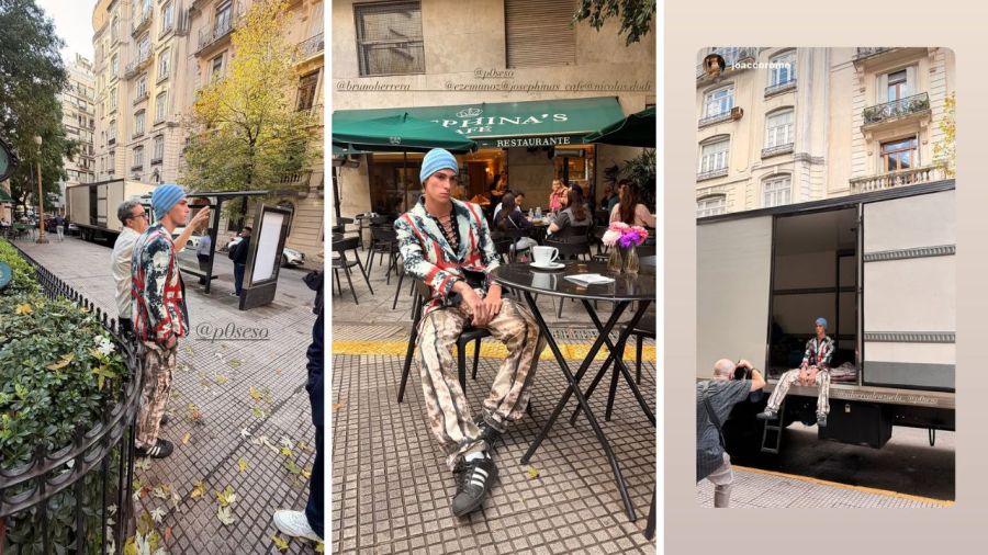 Silvestre Valenzuela, el hijo de Juana Viale y Gonzalo Valenzuela, debutó como modelo