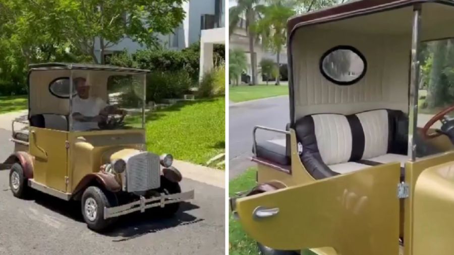 Así es el auto de colección de Fabián Cubero