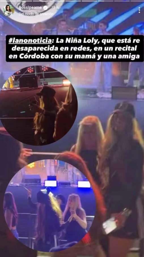 Loly Antoniale repareció en Córdoba tras dos años de 