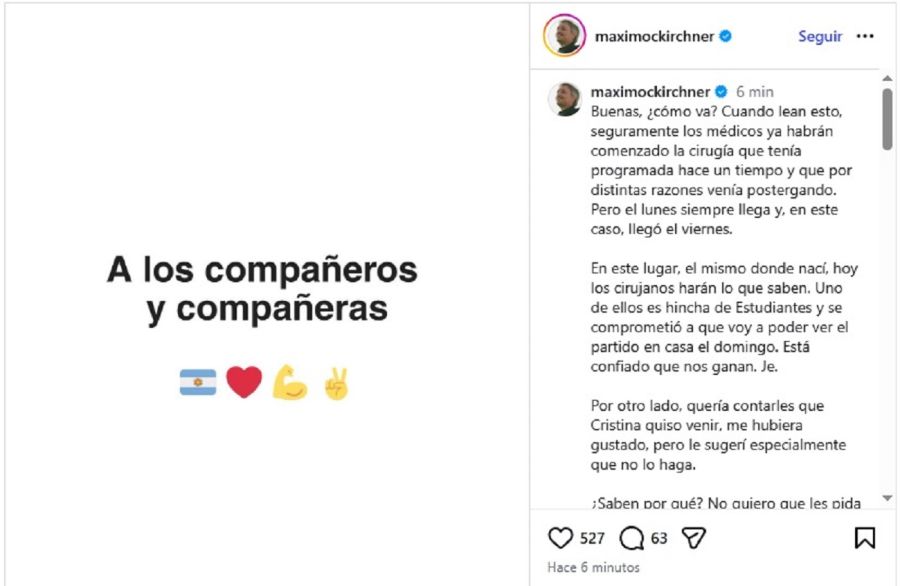 Máximo Kirchner