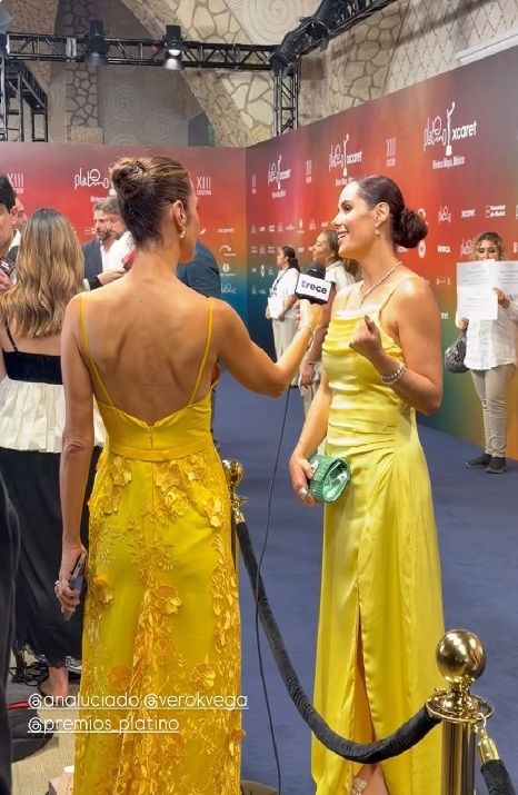 Ana Lucía Domínguez en la entrega de los Premios Platino