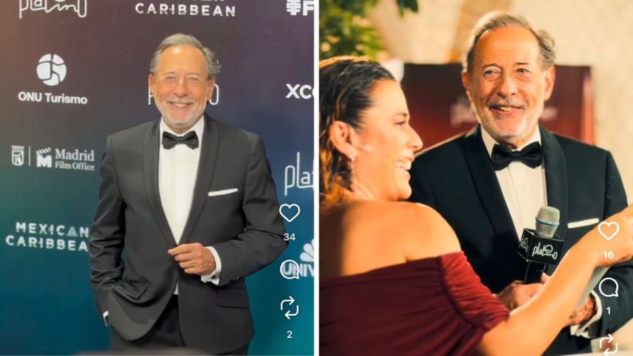 Guillermo Francella en la entrega de los Premios Platino